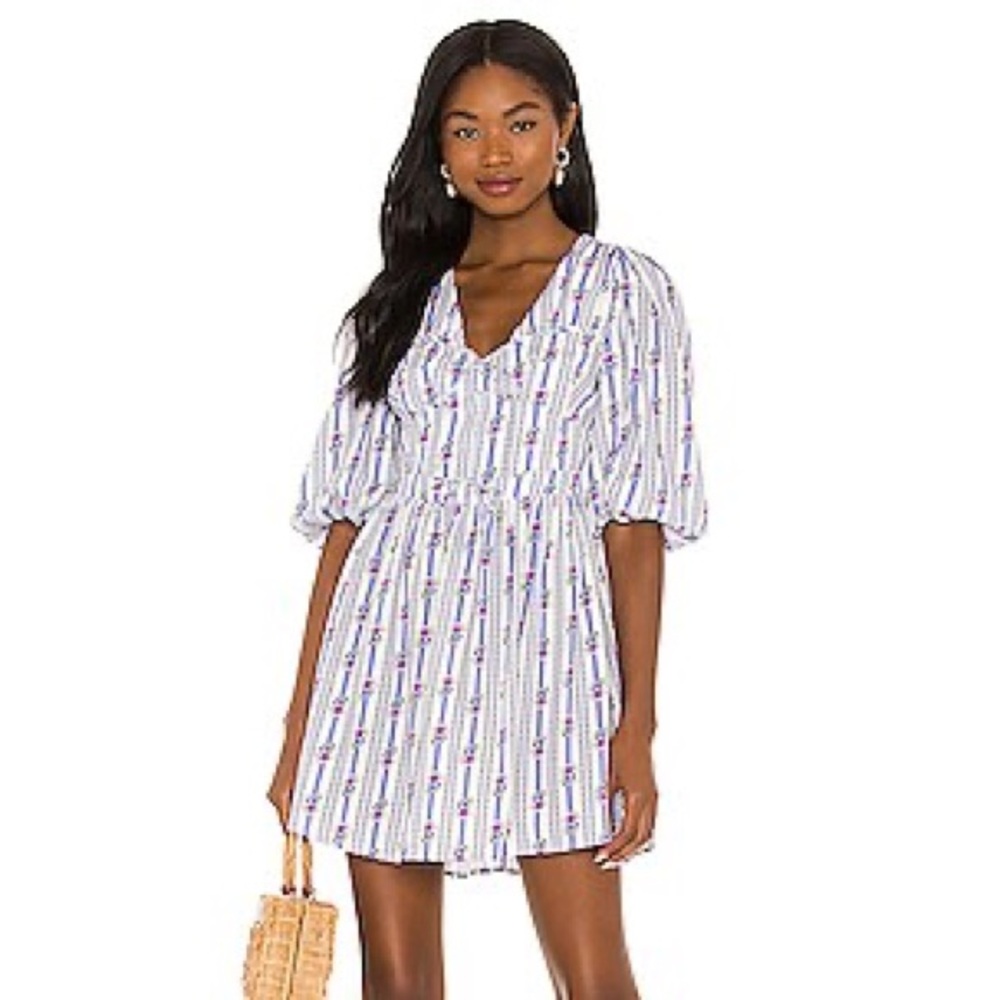 NEW For Love & Lemons floral mini dress